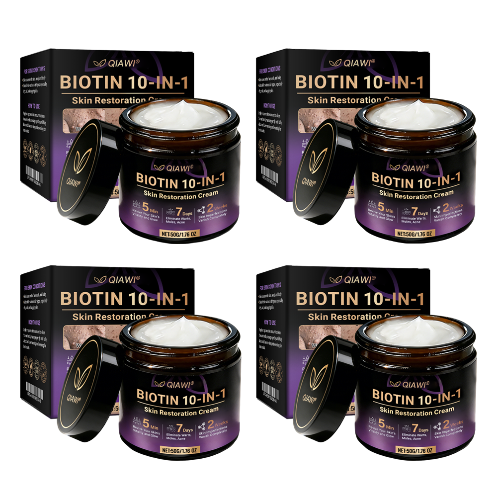 Made and Shipped from USA 🍁 QIAWI® Biotin 10-in-1 Skin Restoration Cream – Last Day Promotion: 75% OFF