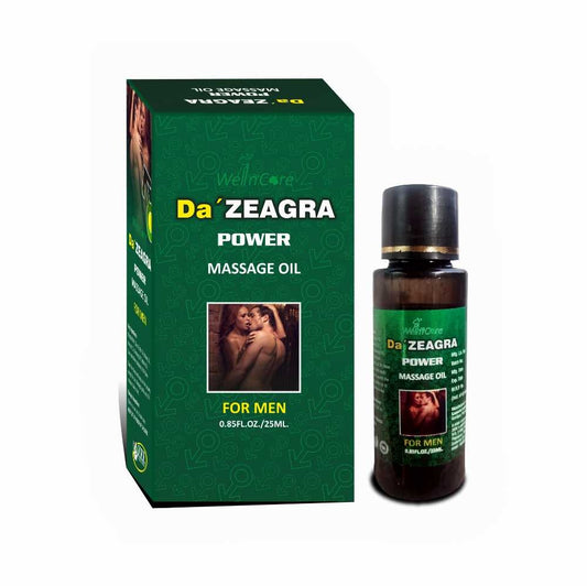 Da’ ZEAGRA Power Massage Oil for Men 25ml | Herbal Vitality & Strength Massage Oil UAE